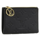ルイヴィトン 財布 レディース 二つ折り財布 モノグラム・アンプラント ブラック ポルトフォイユ・リサ M83365 LOUIS VUITTON