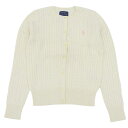 ラルフローレン 衣類 レディース カーディガン M コットン アイボリー CORE REPLEN 313543047012MWT RALPH LAUREN
