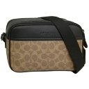 コーチ バッグ メンズ ショルダーバッグ アウトレット タン×ブラック GRHM XBODY SIG CV921QBNRX COACH