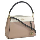 ケイトスペード バッグ レディース 2WAY ショルダーバッグ アウトレット レザー ベージュ madison medium satchel KK286-200...