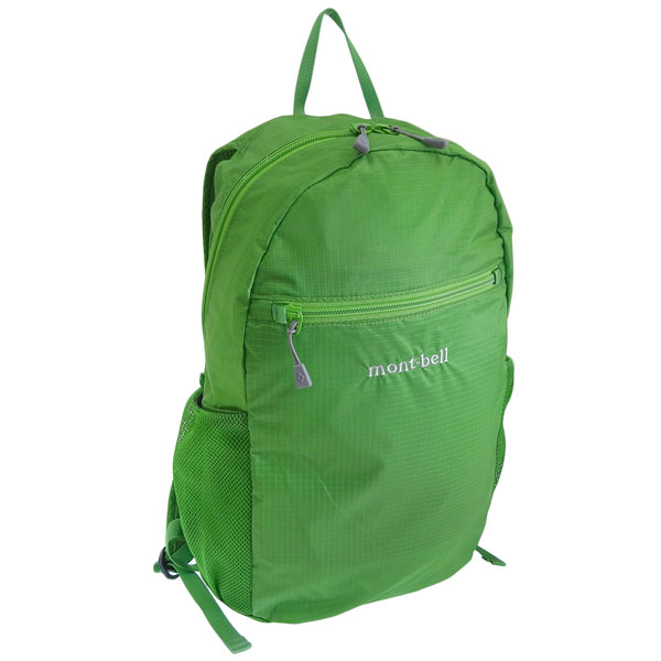 モンベル バッグ メンズ レディース リュックサック グリーン ポケッタブル ライトパック 10 1133469GN mont-bell A4対応