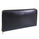 ポールスミス 財布 メンズ 長財布 アウトレット レザー ブラック BPS566-10 PAUL SMITH