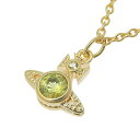 ヴィヴィアンウエストウッド アクセサリー レディース ネックレス ゴールド×グリーン LONDON ORB PENDANT NECKLESS 6302027802R714 VIVIENNE WESTWOOD