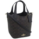 コーチ バッグ レディース 2WAY ショルダーバッグ ハンドバッグ アウトレット ブラウン SIG HANNA BCKT CAF16IMXAQ COACH