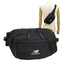 ニューバランス バッグ メンズ レディース ボディバッグ ナイロン ブラック DAILY PACK _SUPPLE ROUND HIP SACK NBGCESP...