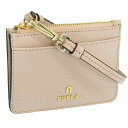 フルラ 小物 レディース カードケース レザー ベージュ FURLA CAMELIA S ZIPPED CARD CASE W/STRAP WP00323ARE...