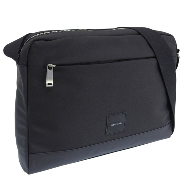 【1/25限定 抽選で2人に1人100%ポイントバック！要エントリー】 カルバンクライン バッグ メンズ レディース ショルダーバッグ アウトレット ONESIZE ブラック 4D3099G-001 CALVIN KLEIN A4対応