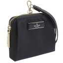 ケイトスペード 小物 レディース カードケース アウトレット ナイロン ブラック carter ksnyl card case lanyard KL878-001 KATE SPADE