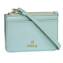 フルラ 小物 レディース カードケース アウトレット レザー ブルー CAMELIA S ZIPPED CARD CASE W STRAP WP00323ARE...