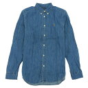 ラルフローレン 衣類 メンズ レディース キッズ シャツ XL(18-20) コットン ブルー CORE REPLEN 323713843001XLBL RALPH LAUREN