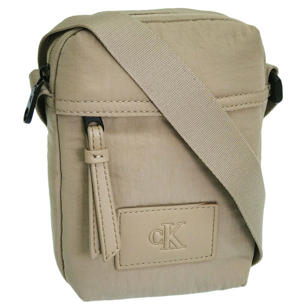 Rakuten - カルバンクライン バッグ メンズ レディース ショルダーバッグ アウトレット ベージュ 4G3089G-200 CALVIN KLEIN