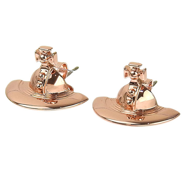 ヴィヴィアンウエストウッド アクセサリー レディース ピアス ピンクゴールド SOLID ORB EARRINGS 6201003802G002 VIVIENNE WESTWOOD