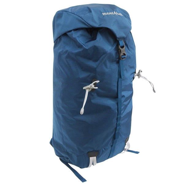 【2/15限定 抽選で2人に1人100%ポイントバック！要エントリー】 モンベル バッグ メンズ レディース リュックサック ナイロン ブルーグリーン バランスライト 20 1133474BGN mont-bell A4対応