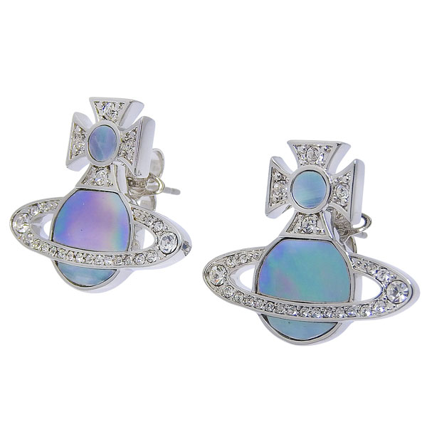 ヴィヴィアンウエストウッド アクセサリー レディース ピアス プラチナム RINA EARRINGS 6201036D02P645 VIVIENNE WESTWOOD