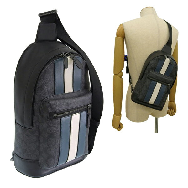 ������ �Хå� ��� �ܥǥ��Хå� �����ȥ�å� �֥�å��ޥ�� WEST PACK SIG VARSIT CV923QBOH0 COACH