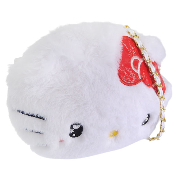 サンリオ バッグ レディース ショルダーバッグ フェイクファー ホワイト KTダイカットファーショルダー 113 KT113 SANRIO