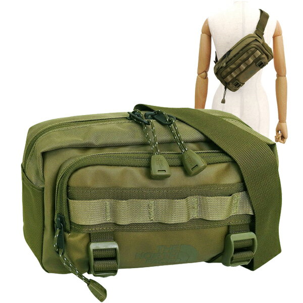 ノースフェイス バッグ レディース ボディバッグ オリーブグリーン BASE CAMP LUMBAR NF0A8BK5-C7E-SEED THE NORTH FACE