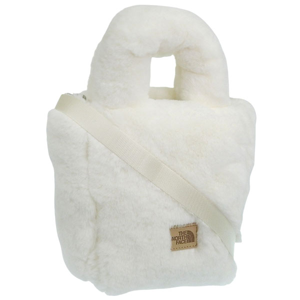 ノースフェイス バック レディース 2WAY ショルダーバッグ バニラ PLUMPY TOTE BAG MINI_FUR NN2PR69K-VAN THE NORTH FACE