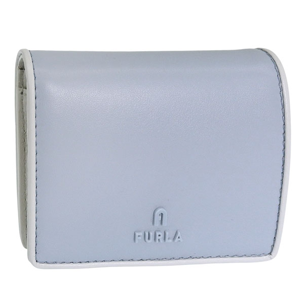 B, F, H, J, P, W - フルラ 財布 レディース 二つ折り財布 アウトレット レザー ブルーマルチ FURLA CAMELIA S COMPACT WALLET BIFOLD COIN WP00304BX09173163S FURLA