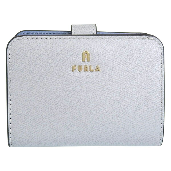 フルラ 財布 レディース 二つ折り財布 レザー グレー FURLA CAMELIA S COMPACT WAL...