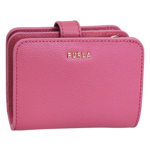 乐天商城 - フルラ 財布 レディース 二つ折り財布 アウトレット レザー ピンク CLASSIC S COMPACT WALLET WP00443BX03064147S FURLA