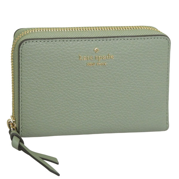 Rakuten - ケイトスペード 財布 レディース 二つ折り財布 アウトレット レザー オリーブグリーン KNATT MED WALLET KN730-300 KATE SPADE