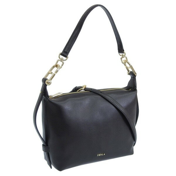 Furla - フルラ バッグ レディース ショルダーバッグ レザー ブラック FURLA TONIE MINI HOBO WE00877A0023O6000 FURLA