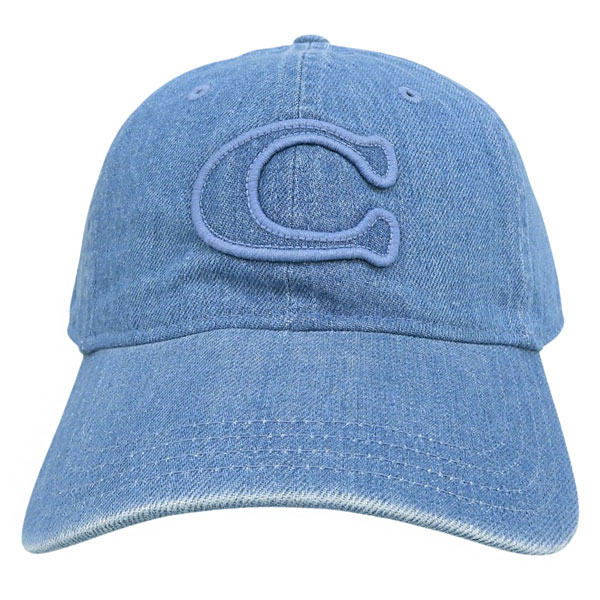 コーチ 帽子 メンズ レディース キャップ ONE コットン インディゴ SCC BBALL HAT ...