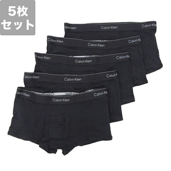 Rakuten - 【6/10限定 抽選で2人に1人100%ポイントバック！要エントリー】 カルバンクライン 衣類 メンズ パンツ M ブラック Icon Cotton Stretch 5 Low Rise Trunks NB4390TM6M CALVIN KLEIN