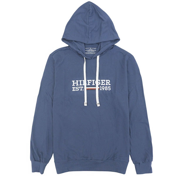 トミーヒルフィガー 衣類 メンズ フーディーパーカー M ヴィンテージブルー TH09T4505965M TOMMY HILFIGER