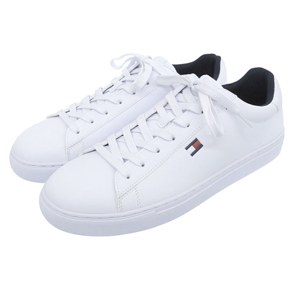 Rakuten - トミーヒルフィガー 靴 メンズ スニーカー 28cm ホワイト TMBRECON TMBRECONWHMLL28 TOMMY HILFIGER