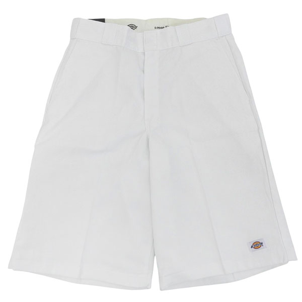 ディッキーズ 衣類 メンズ ハーフパンツ 33 ホワイト LOOSE FIT 13'' INSEAM 42283WH33 DICKIES
