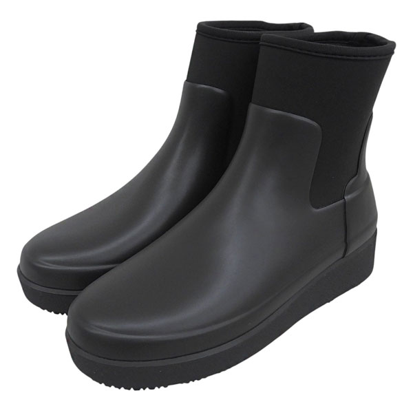 Rakuten - ハンター 靴 レディース レインブーツ UK3 ブラック W REFINED CREEPER NEO CHELSEA WFS2046NREBK22 HUNTER
