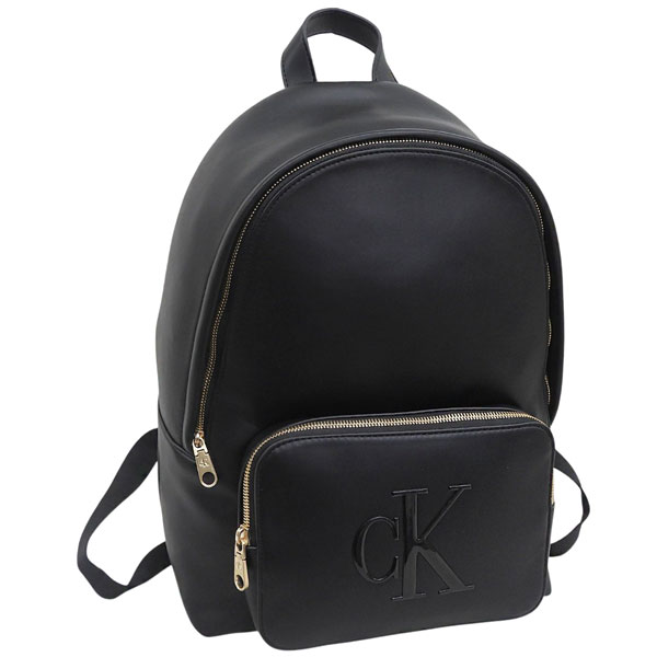 Rakuten - カルバンクライン バッグ レディース リュックサック ブラック SANDI SLIM BACKPACK 40 LV04F3233G-BLACK CALVIN KLEIN A4対応