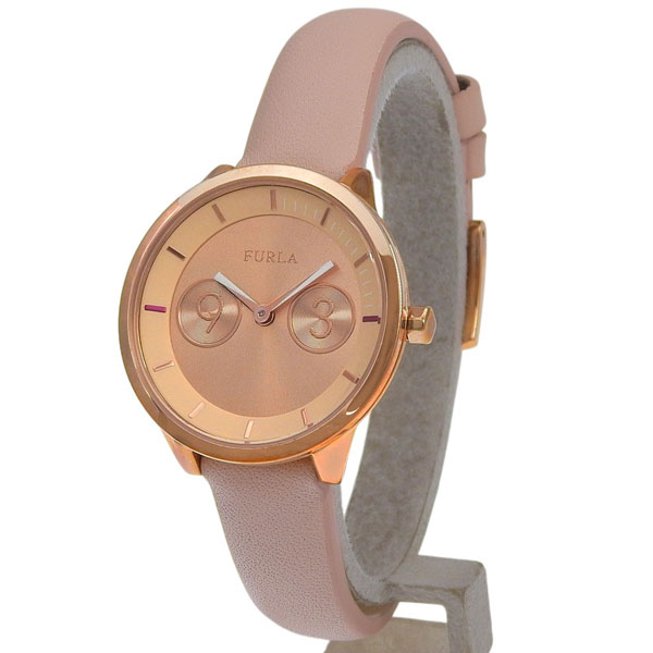 Rakuten - フルラ 小物 レディース 腕時計 SS×レザー ベージュ METROPOLIS 31mm 2H RG DIAL R4251102518 FURLA