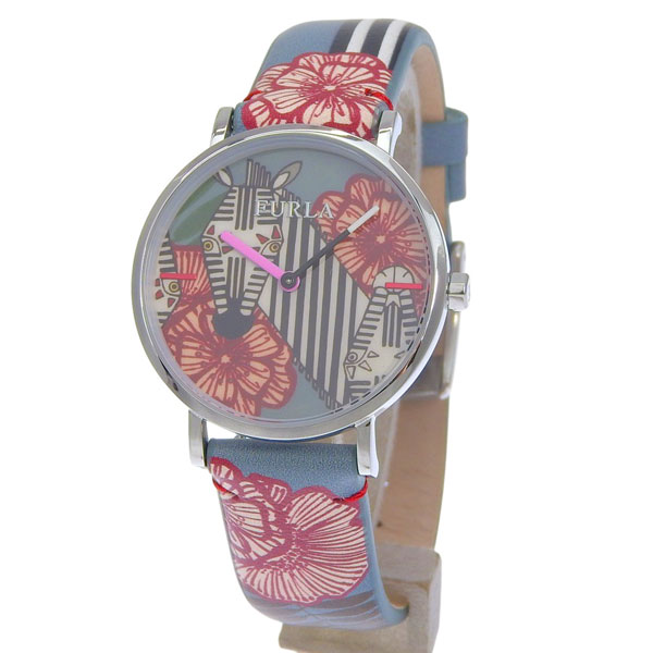 BVLGARI - フルラ 小物 レディース 腕時計 SS×レザー グレー GIADA 33mm 2H GREY PRINTED DIAL R4251108510 FURLA