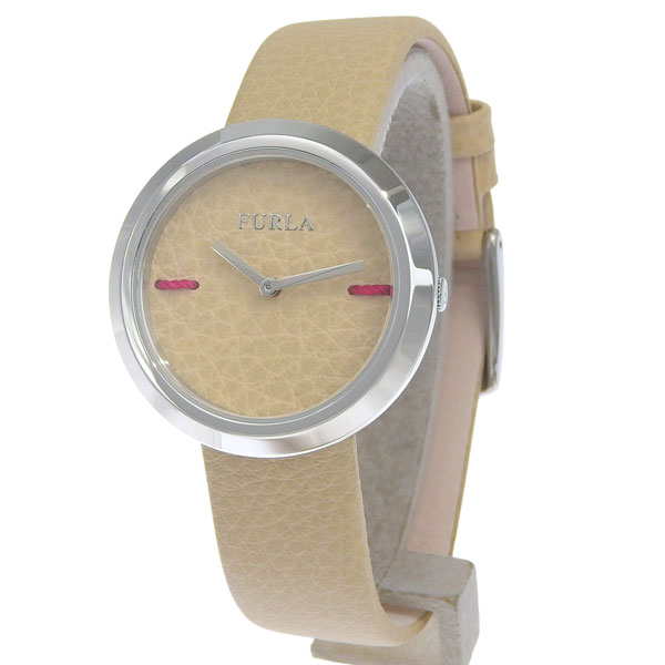 乐天商城 - フルラ 小物 レディース 腕時計 SS×レザー ベージュ MY PIPER 34mm 2H R4251110509 FURLA