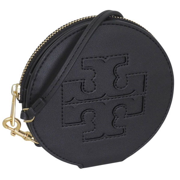 Rakuten - トリーバーチ 小物 レディース コインケース レザー ブラック ELLA BIO CIRCLE ZIP CARD CASE 159084-001 TORY BURCH
