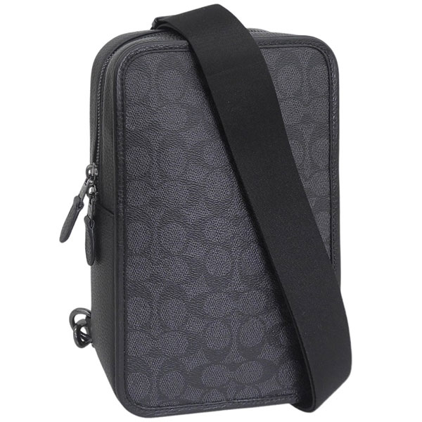 Rakuten - 【6/10限定 抽選で2人に1人100%ポイントバック！要エントリー】 コーチ バッグ メンズ ボディバッグ アウトレット ブラック SULLIVAN PK SIG CZ397QBMI5 COACH
