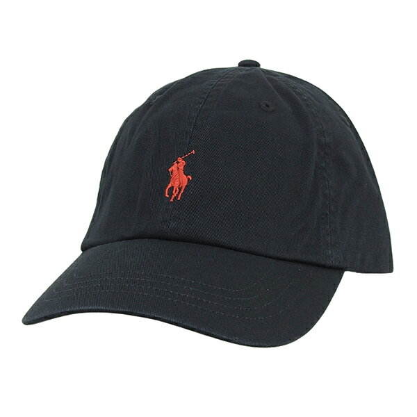 ラルフローレン 帽子 メンズ レディース キャップ OS コットン ブラック CORE REPLEN POLO BLACK HAT 710548524012BK RALPH LAUREN