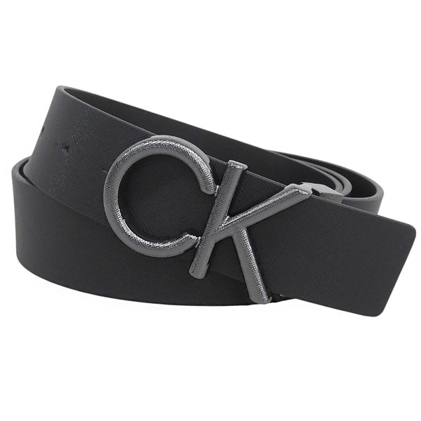 CALVIN KLEIN - カルバンクライン 小物 メンズ ベルト 90 レザー ブラック ADJ CK METAL SAFFIANO K50K511567BEH90 CALVIN KLEIN