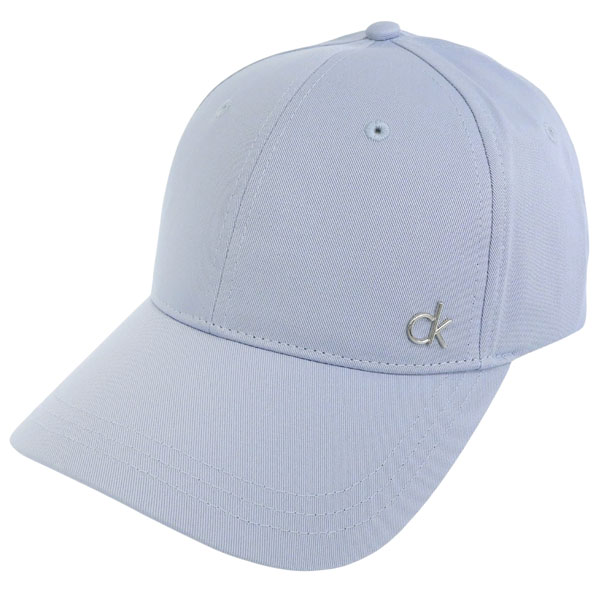 Rakuten - カルバンクライン 帽子 メンズ レディース キャップ OS コットン ライトブルー CK METAL COTTON CAP K60K613102 CALVIN KLEIN