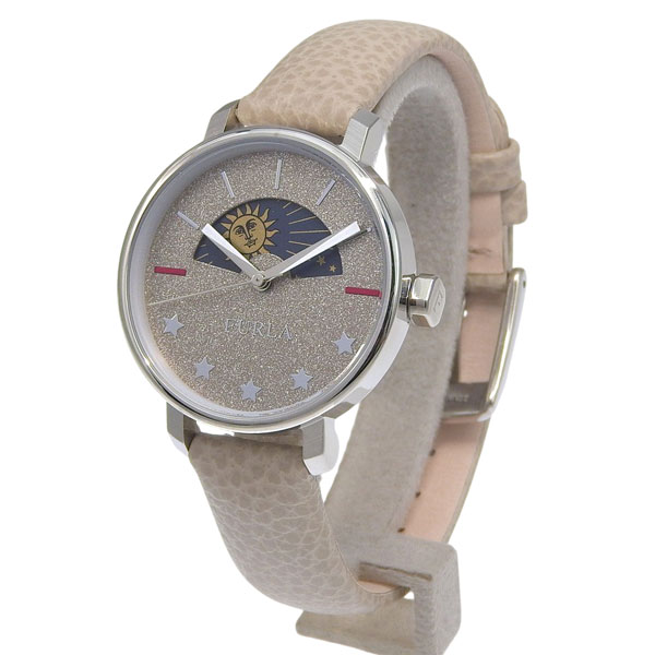 乐天商城 - フルラ 小物 レディース 腕時計 SS×レザー ベージュ FURLA REA 33mm 3H VANIGLIA DIAL R4251118508 FURLA