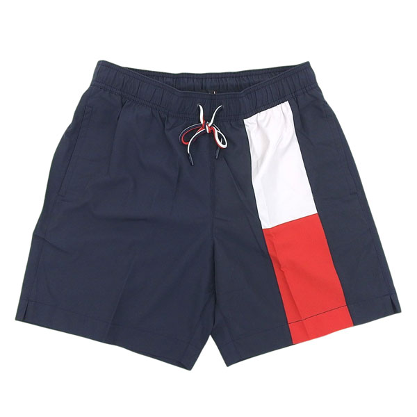 乐天商城 - トミーヒルフィガー 水着 メンズ ショットパッツ M ネイビー MEDIUM DRAWSTRING UM0UM01095416M TOMMY HILFIGER