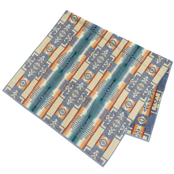 ペンドルトン アウトドア メンズ レディース ブランケット 101×177cm コットン ブルーマルチ CHIEF JOSEPH SLATE JAQUARD BEACH TOWEL XB233-53803 PENDLETON riverall-10301308 リヴェラール楽天市場店 サンプル画像3