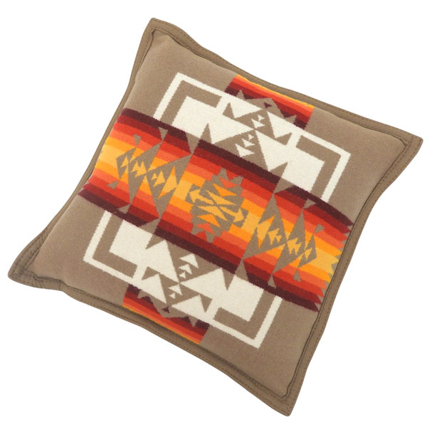 乐天商城 - ペンドルトン アウトドア メンズ レディース クッション 40.6×40.6cm ウール コットン カーキマルチ CHEF JOSEPH PILLOW XP573-51114KHAKI PENDLETON
