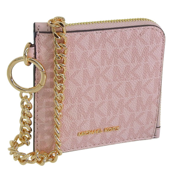 乐天商城 - マイケルコース 小物 レディース カードケース アウトレット ピンク JET SET TRAVEL MD ZA WALLET W/CHAIN 35S6GTVC6V-POWBLU MICHAEL KORS