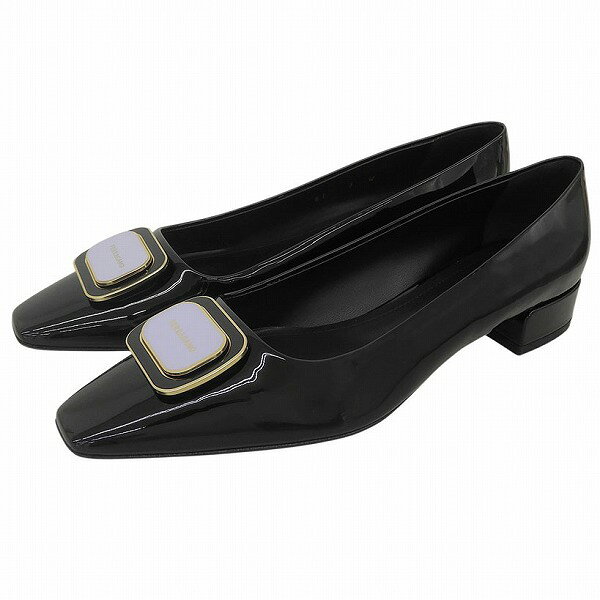 フェラガモ 靴 レディース ローファー パンプス 23.5cm パテントレザー ブラック VENERA 2.0cm 775259NERO235 FERRAGAMO