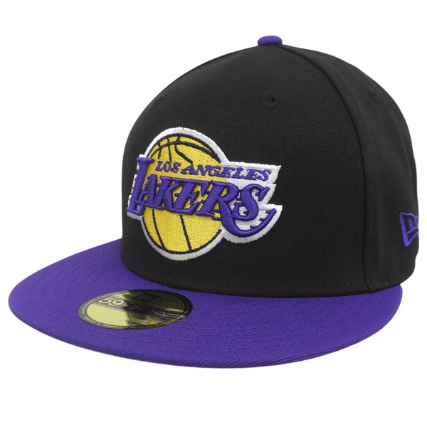 乐天商城 - ニューエラ 帽子 メンズ レディース キャップ 7 1/2 ブラック×パープル 59FIFTY LOSLAK NE703436775950712 NEW ERA