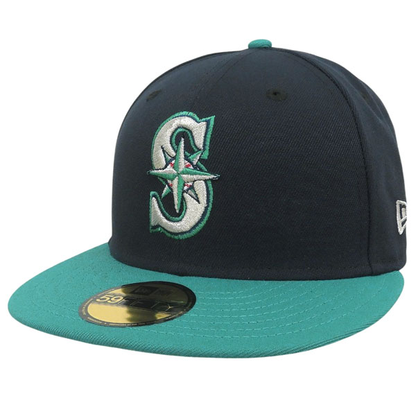 乐天商城 - ニューエラ 帽子 メンズ レディース キャップ 7 ネイビー×ブルー系 59FIFTY ACPERF SEAMAR ALT NE7036095259507 NEW ERA